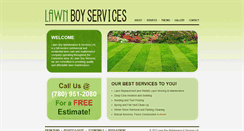 Desktop Screenshot of lawnboyservices.ca